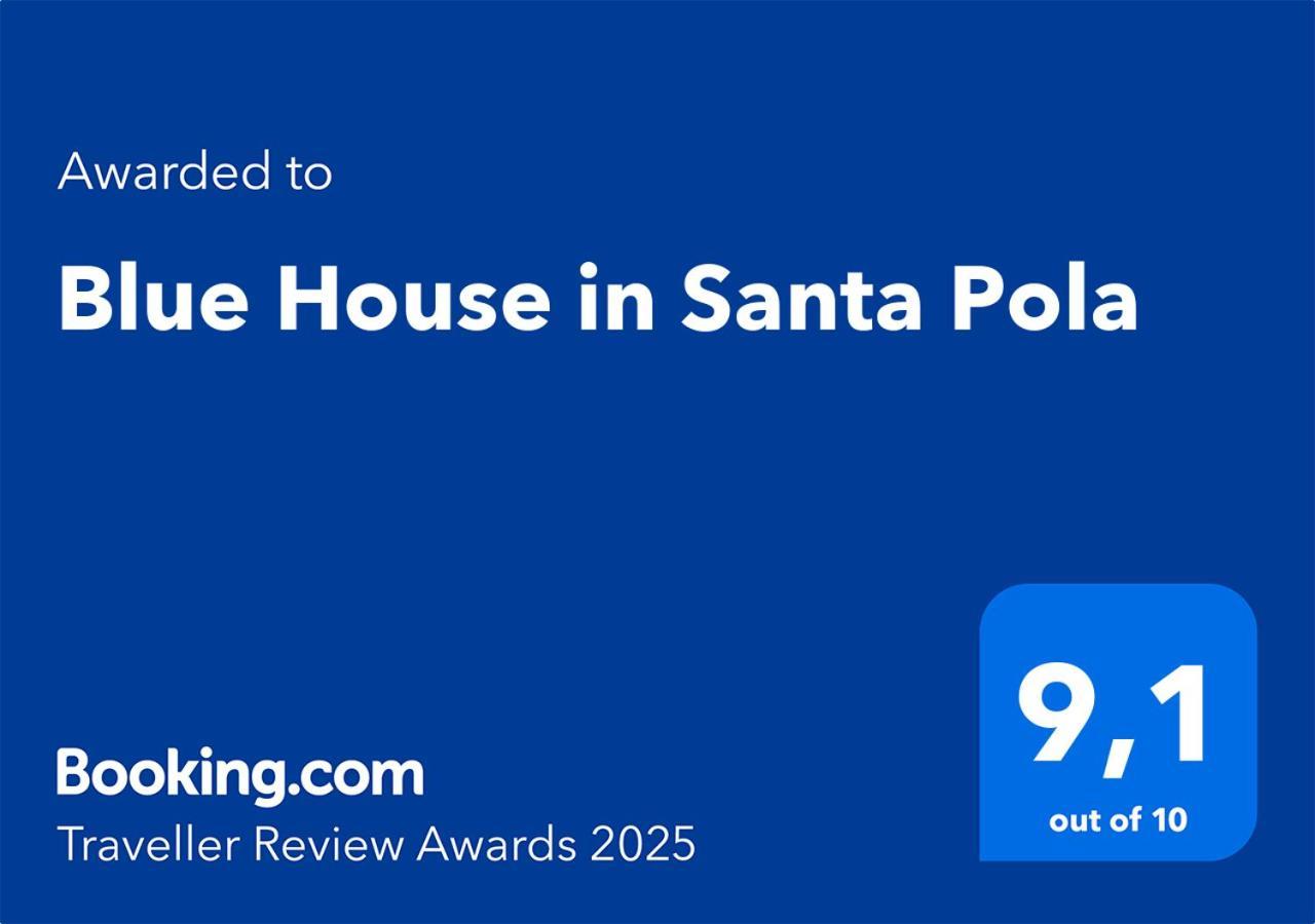 Blue House In Santa Pola Leilighet Eksteriør bilde